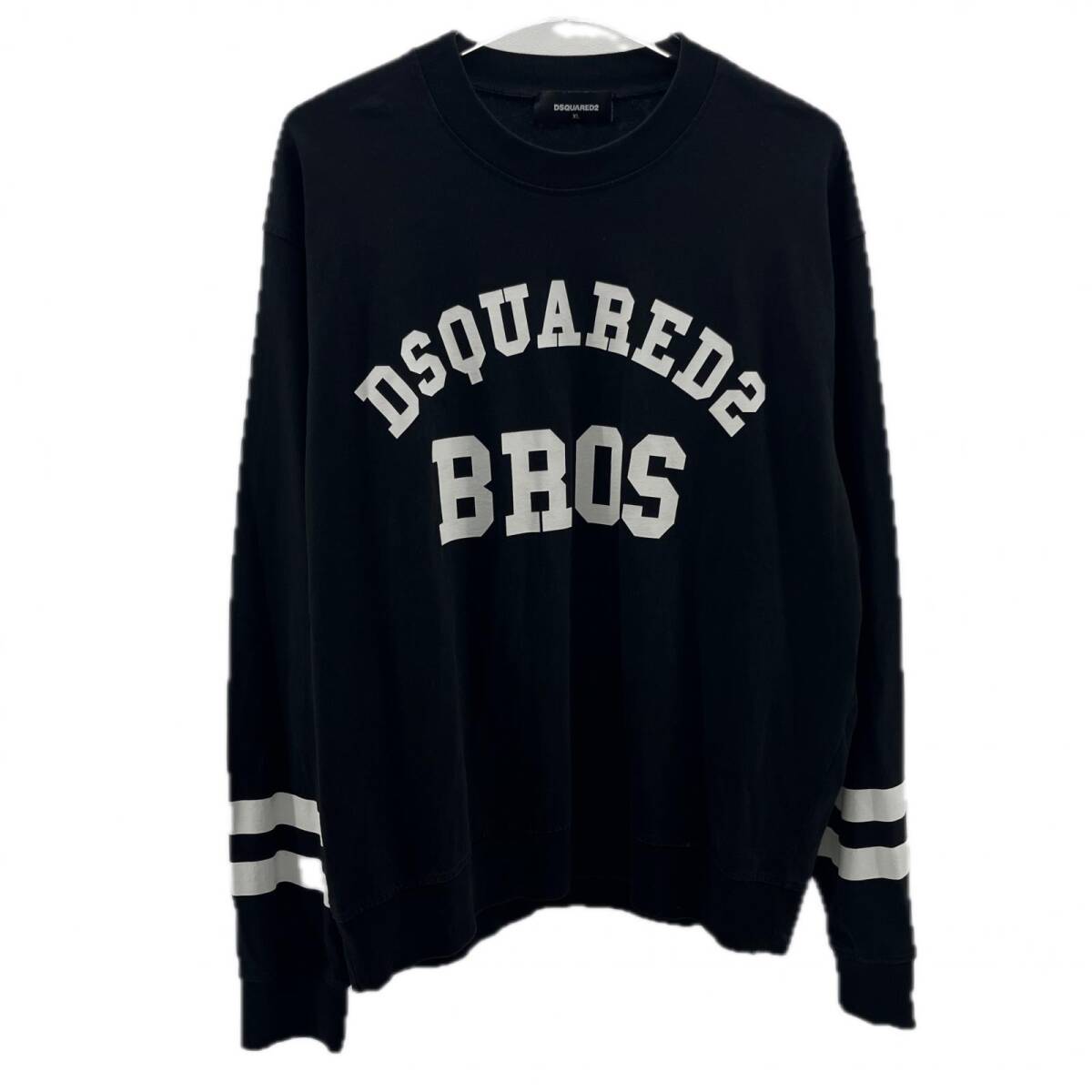 DSQUARED2 ディースクエアード 長袖カットソー SIZE XL ブラック S74GD1053 S23851 メンズ ◆2006拍卖
