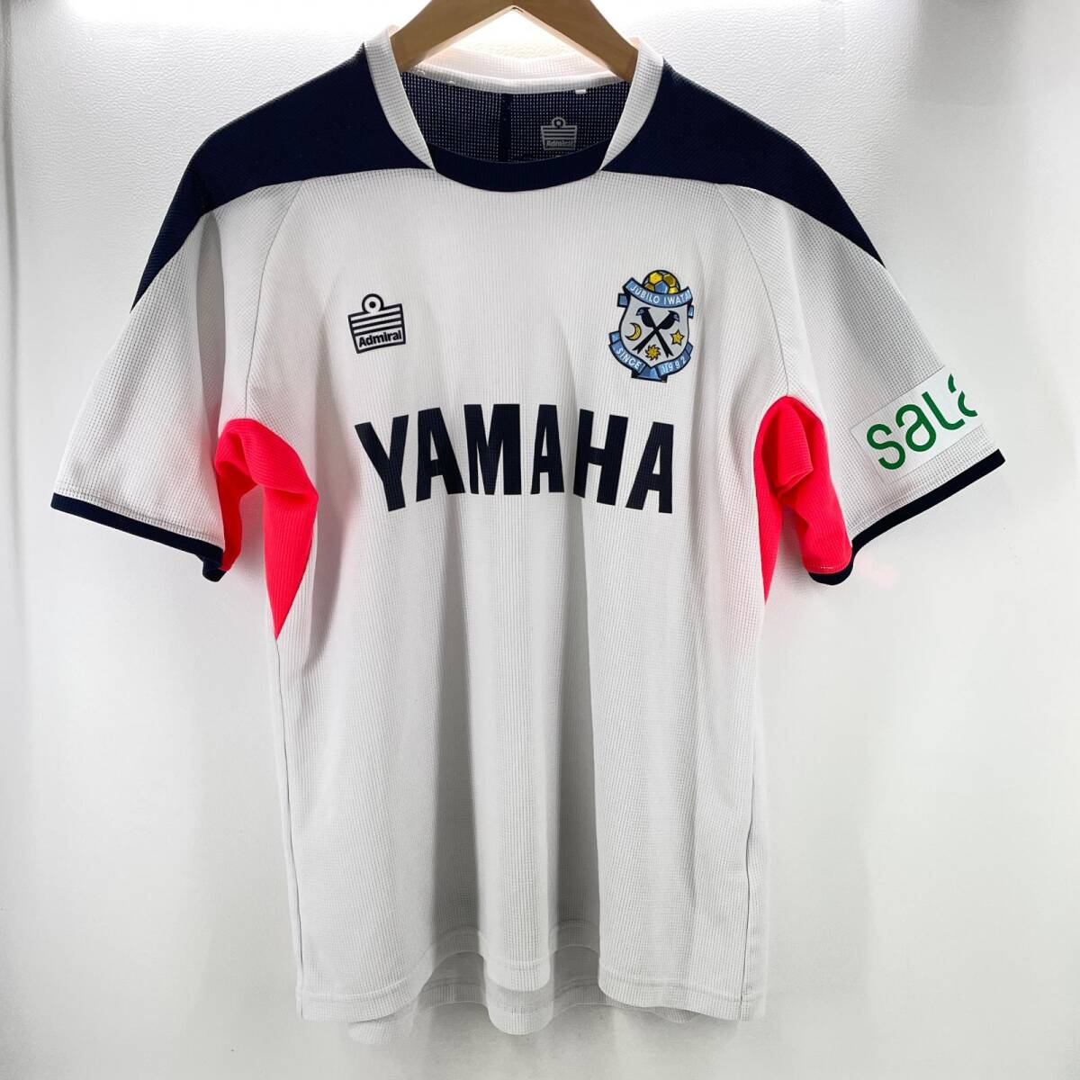 【中古】 Admiral アドミラル ジュビロ磐田 ユニフォーム メンズ ホワイト サイズXL リユースUSED ◆2003拍卖