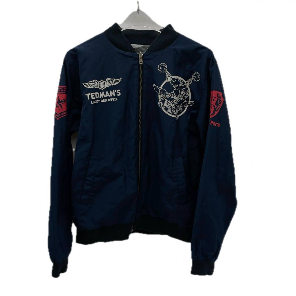 TED COMPANY 397TH FIGHTER SQUADRON ジャケット リバーシブルジャケット メンズ テッドマン tedman アメカジ 汚れ有り ◆2001拍卖