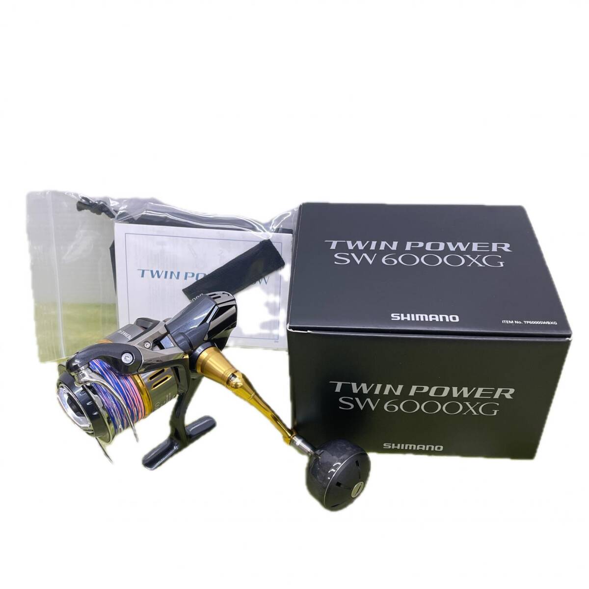 【中古良品】 SHIMANO シマノ TWIN POWER ツインパワー SW 6000 XG スピニングリール 03734 ◆2011拍卖