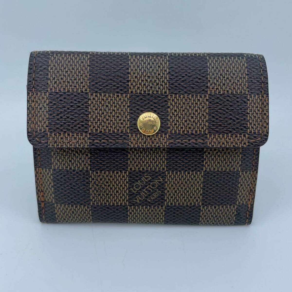 LOUIS VUITTON ルイヴィトン ブラウン ダミエ N62925 財布 Wホック ラドロー コインケース カードケース ◆2002拍卖