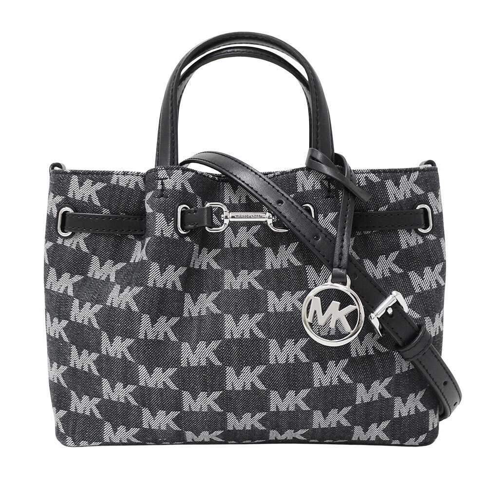 マイケル・コース Michael Kors バッグ レディース ブランド ハンドバッグ ショルダーバッグ 2way キャンバス グレー 手持ち 斜めがけ拍卖