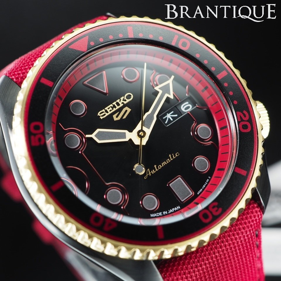 ◆新品/未使用◆ SEIKO 限定モデル ストリートファイターⅤ ケンモデル 4R36-08R0 SBSA080 自動巻き 裏スケ デイデイト 腕時計 「27688」拍卖