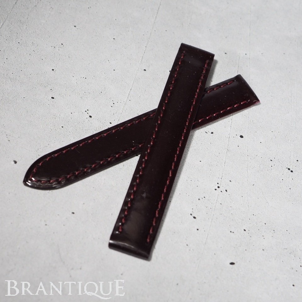 ◆即決あり/美品◆ Cartier カルティエ 純正革ベルト Dバックル用 ブラウン 赤茶 未使用 レディース腕時計用 12/12mm 「00000」拍卖