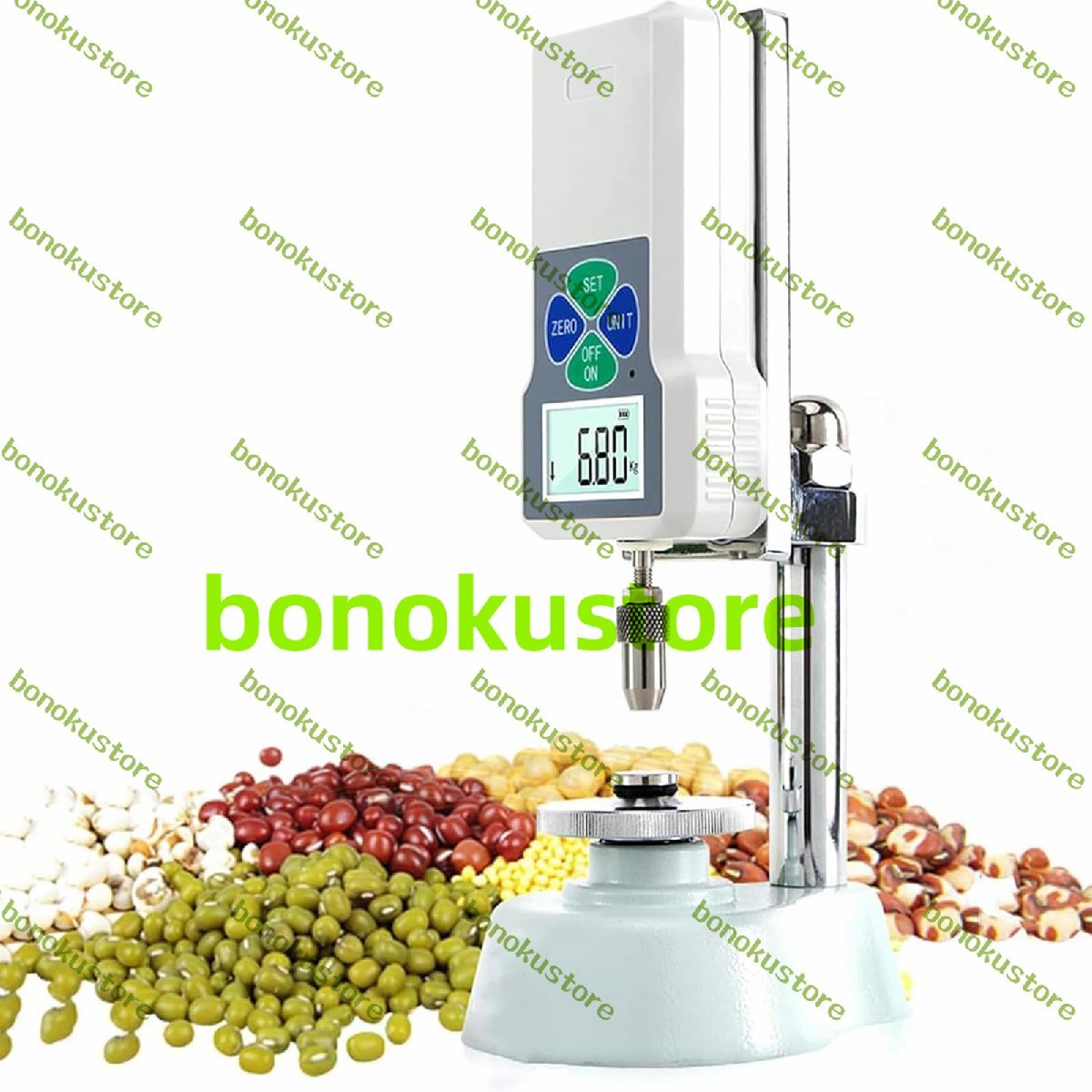 デジタル粒硬度テスター 小麦および米の硬度テスター 3つの測定モード プリセット値アラーム 小麦 トウモロコシ 大豆 ムンゲン拍卖