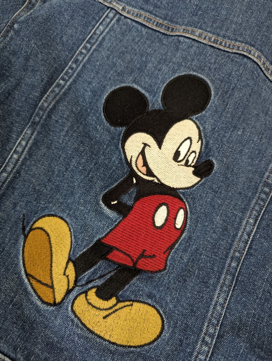 GU ミッキーマウス デニムジャケット 130拍卖