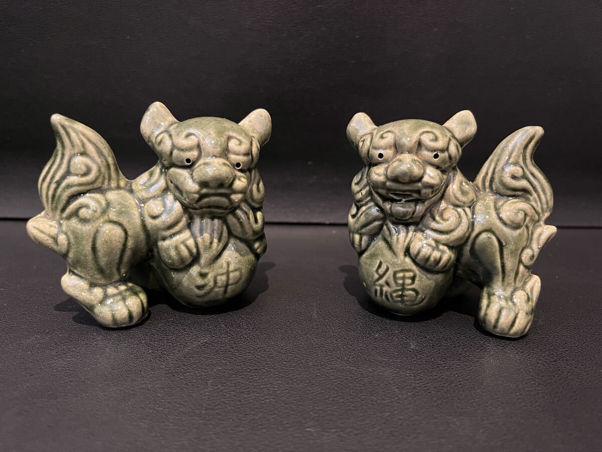 シーサー  置物 縁起物 沖縄土産 工芸品 陶器拍卖