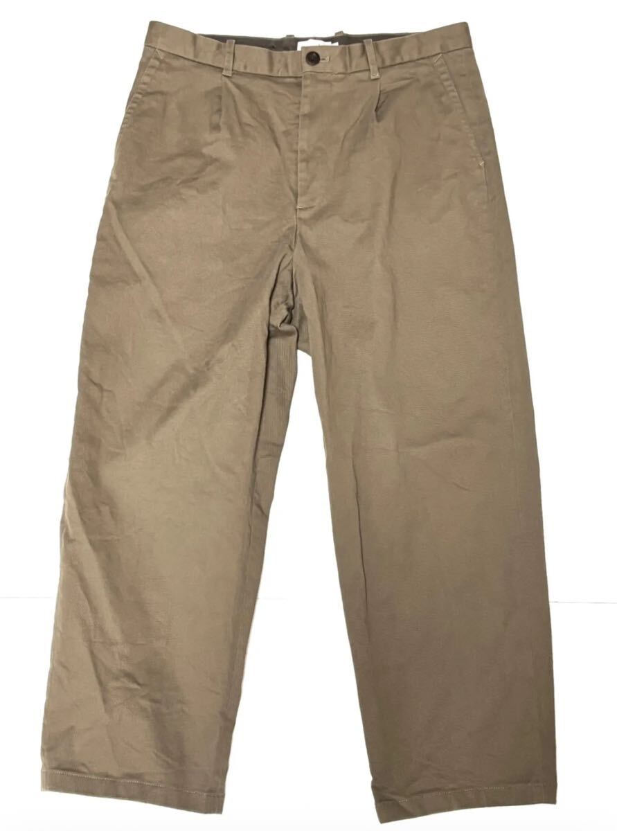 Steven Alan STRC DRIL SUPER BAGGY TAPEREDⅡ パンツストレッチ バギー テーパードパンツ XL ブラウン ユナイテッドアローズ チノパン拍卖