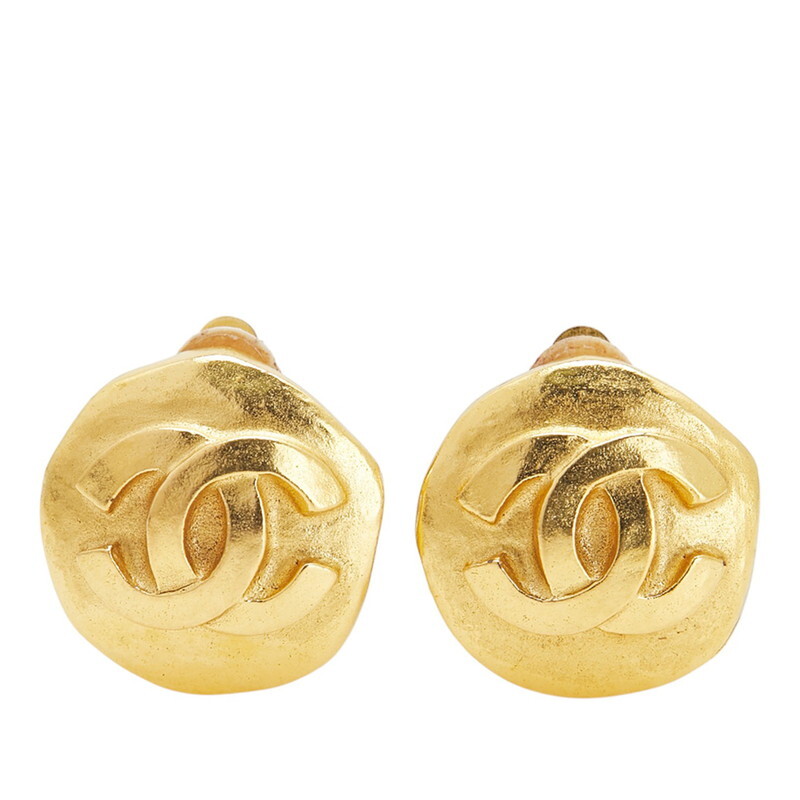 シャネル ヴィンテージ ココマーク イヤリング ゴールド メッキ レディース CHANEL 【中古】拍卖