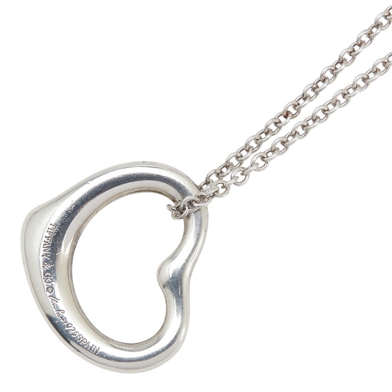 ティファニー オープンハート ネックレス SV925 シルバー レディース TIFFANY&Co. 【中古】拍卖