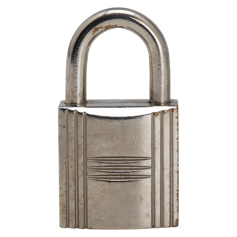 エルメス カデナ 南京錠 シルバー メタル レディース HERMES 【中古】拍卖