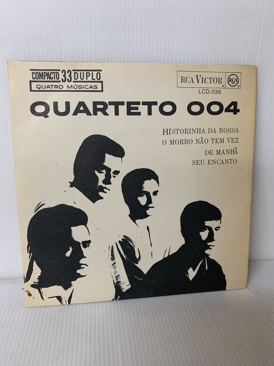 ultra RARE 7inc EP Quarteto 004 O Morro No Tem Vez RCA Victor LCD-1136 Brazil 1966 jazz bossa拍卖