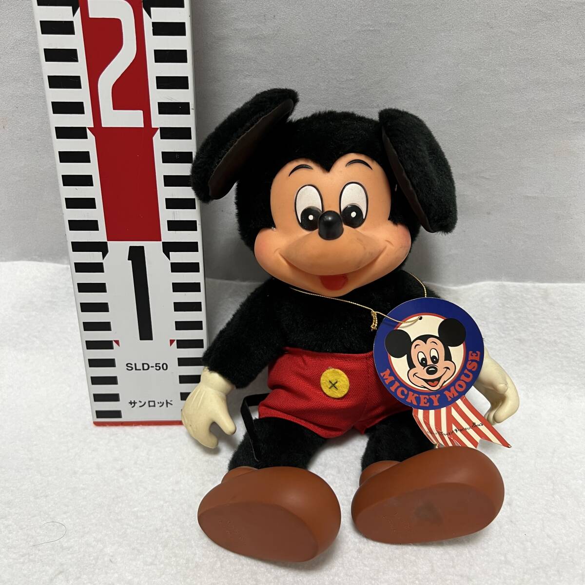 mickey mouse ヤングエポック ミッキーマウス ぬいぐるみ ソフビフィギュア タグ付き 東京ディズニーランド 当時物 昭和レトロ 管理675-3拍卖