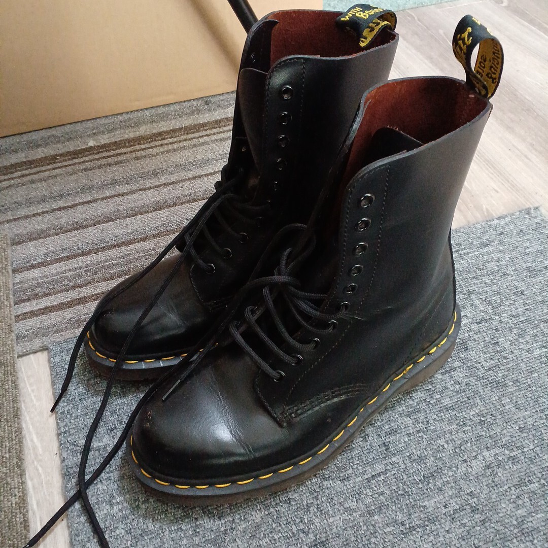 Dr.Martens ドクターマーチン ロングブーツ AirWair サイズUK7 0908-H2-TA10拍卖