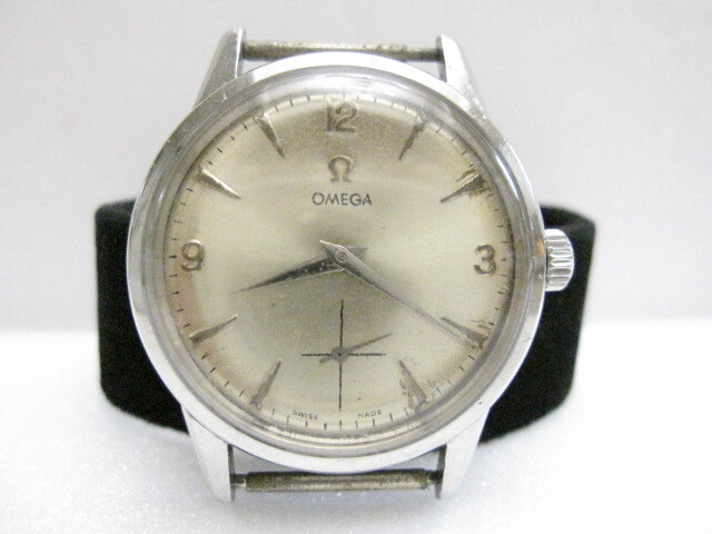 ☆【KH⑥-4】OMEGA/オメガ cal.268 Seamaster、シーマスター 2針 スモセコ 手巻 17石 ベルトなし 動作品☆拍卖