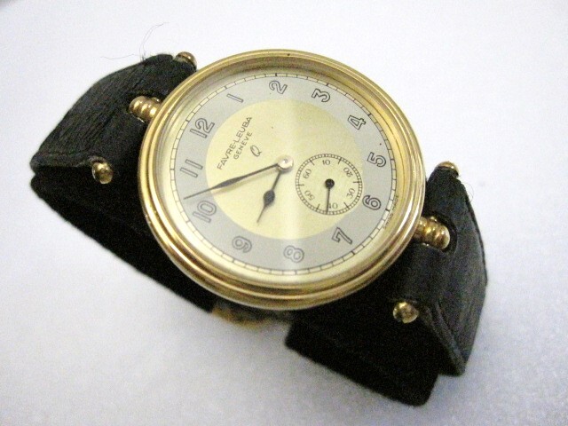 ☆【KH⑥-44】FAVRE LEUBA/ファーブルルーバ 2針QZ スモセコ 1651 51 2903 ボーイズ、レディース 動作品☆拍卖