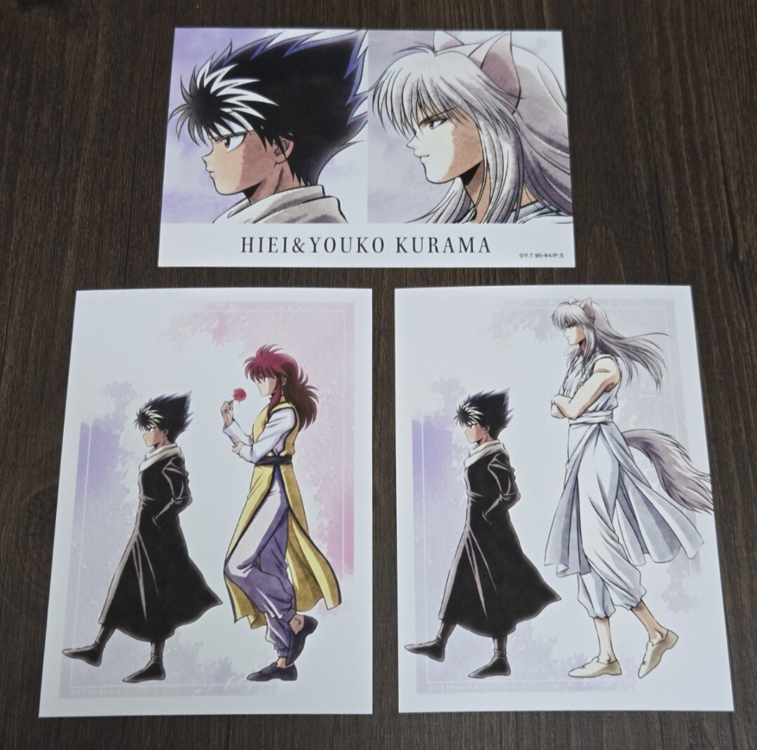 幽☆遊☆白書 幽遊白書 AMNIBUS 描き下ろし 歩みver. トレーディング ブロマイド 飛影 蔵馬 妖狐蔵馬 3枚セット拍卖