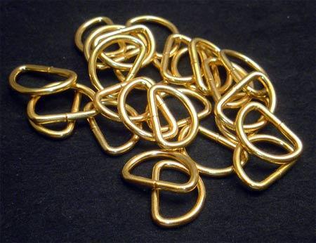 即決☆Dカン☆ゴールド☆内横13mm・線太2.0mm☆40個☆3番拍卖