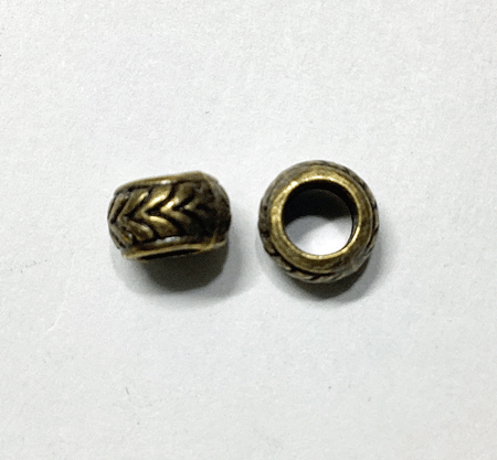 即決/ループパーツ・ビーズパーツ/古美/縦4.5mm*径7.5mm*穴4.0mm/10個/A1拍卖