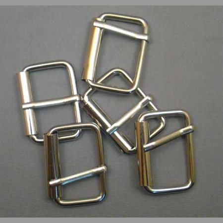 即決☆バックル☆管形☆ニッケル☆ベルト幅25mm☆10個☆4番拍卖