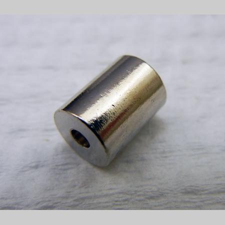 即決☆紐止め金具☆真鍮製☆ニッケル☆外径6mm・縦8mm☆10個☆1番拍卖