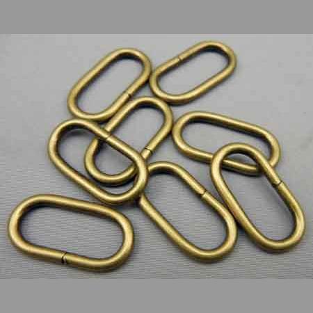 即決☆楕円カン☆アンティーク☆内径20mm線太2.5mm☆50個☆3番拍卖