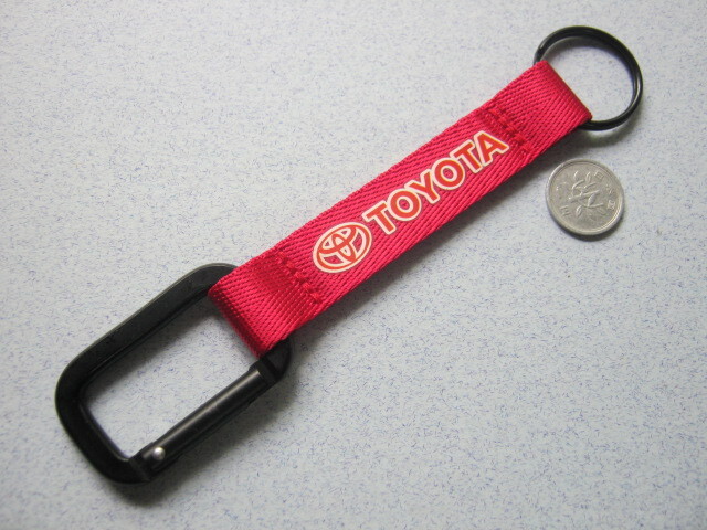 TOYOTA キーホルダー (赤)未使用品拍卖