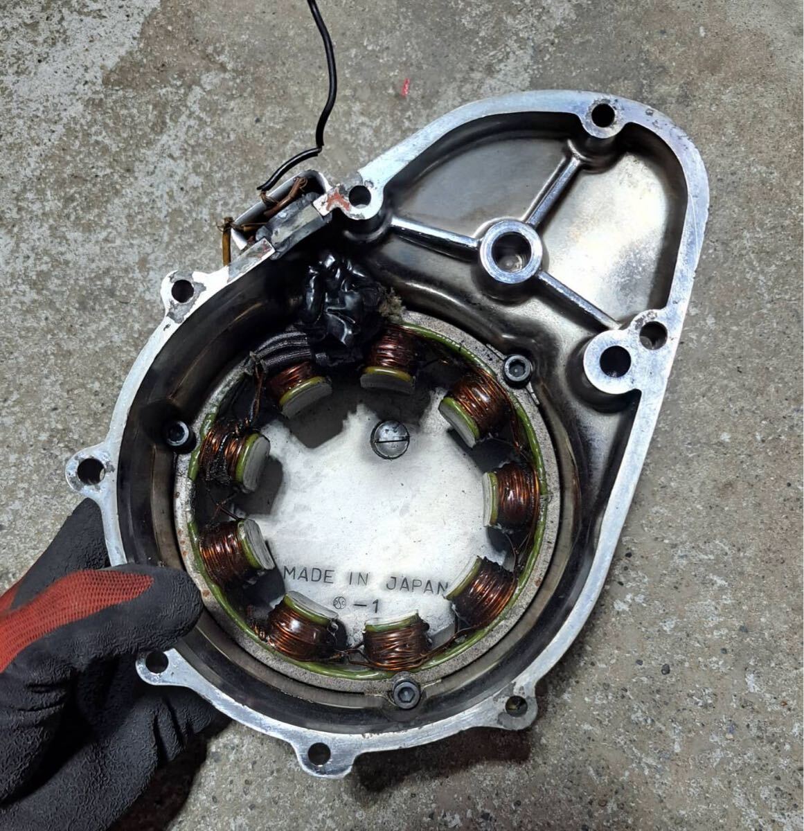 カワサキ 大型Z系 コイル付き エンジンカバー Z1 Z2 Z750RS KZ1000 KZ900 Z1R Z750D Z750FX 当時物 ヨシムラ キジマ コニー拍卖