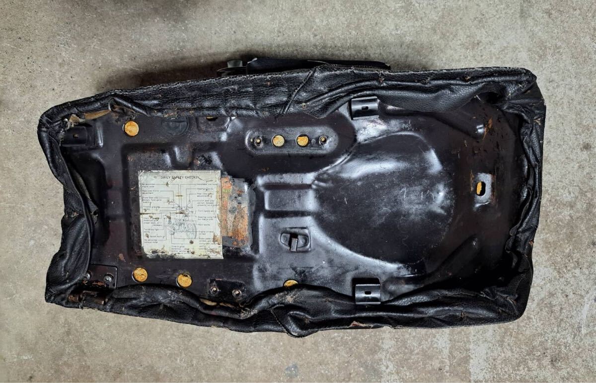 6 カワサキ Z400FX Z500FX Z550FX Z400J 純正シート ベース 美品 当時物 ヨシムラ キジマ ビート セレクト コニー オーリンズ モリワキ拍卖