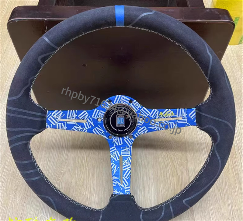 新品 ナルディ NARDI ステアリング 競技用改装ハンドル 14インチ スエードレーシング スポーツステアリング RH059拍卖