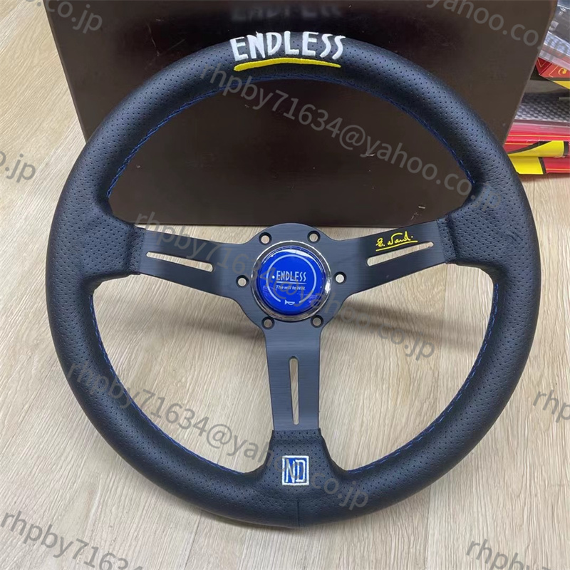 高級 NARDI ENDLESS ステアリング ハンドル 345mm 14インチ 競技用改装ハンドル●RH032拍卖