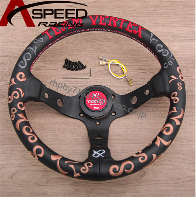 新作 GREDDY×MOMO ステアリング コラボレーション マットスエード 14インチ 競技用改装ハンドル RH061拍卖