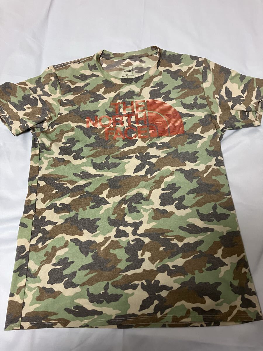 【NORTH FACE ノースフェイス Tシャツ 迷彩】 拍卖