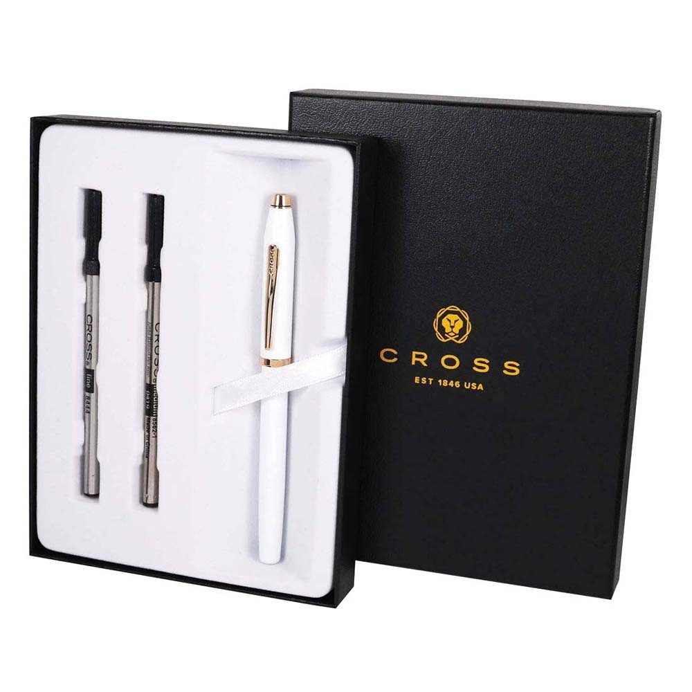 クロス CROSS センチュリーII AT0085-113 パールホワイトラッカー セレクチップローラーボール(水性)拍卖