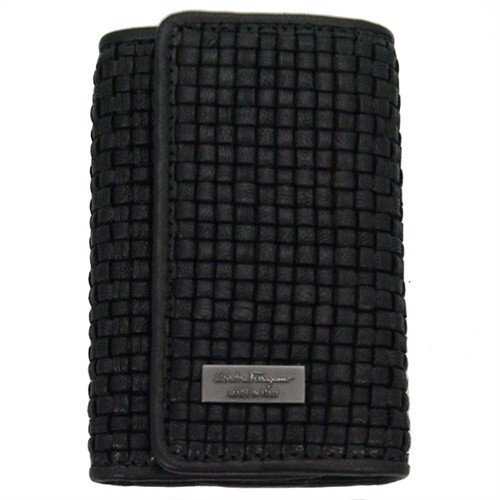 【当店在庫有】フェラガモ 6連キーケース メンズ レザー ブラック 66x9435x01nero 黒 革 男性用拍卖