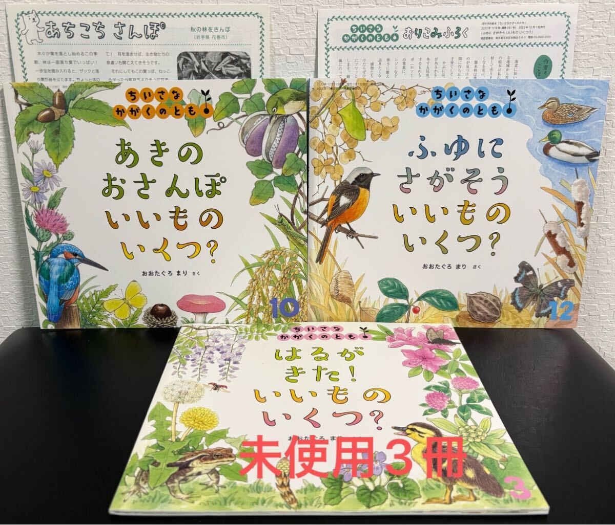 はるがきたいいものいくつ? あきのおさんぽいいものいくつ? ふゆにさがそういいものいくつ? 3冊 ちいさなかがくのとも 福音館拍卖