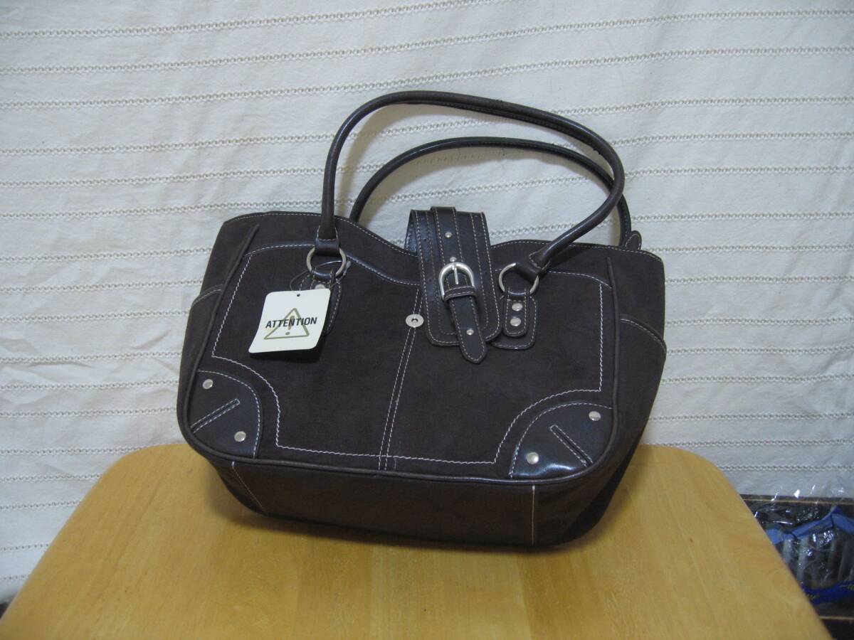 BG1001 ラ・ジルマ ハンドバッグ ブラウン(茶) 中古品 同梱可拍卖