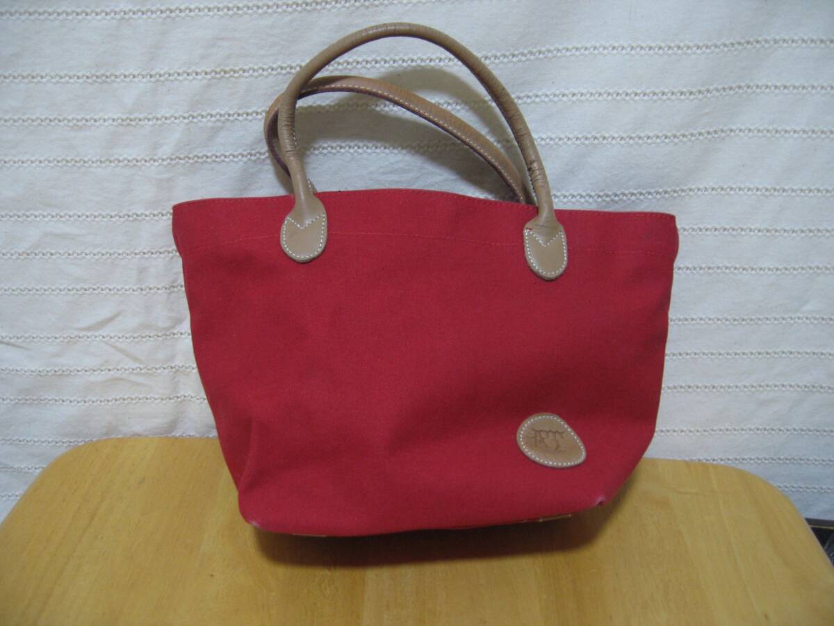 BG1002 アフタヌーンティー・ワードローブ ハンドバッグ レッド(赤) 中古品 同梱可拍卖