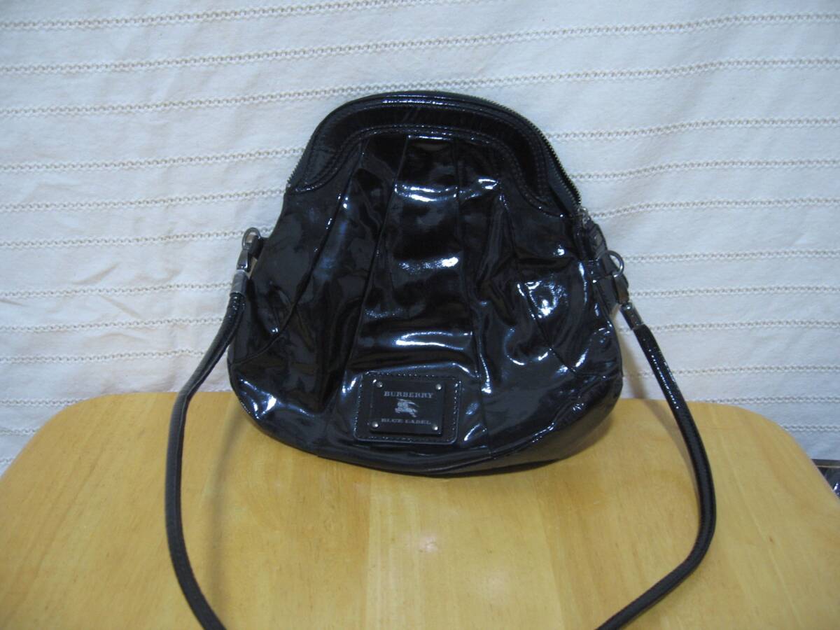 BG1004 BURBERY バーバリー ショルダーバッグ ブラック(黒) 中古品 同梱可拍卖