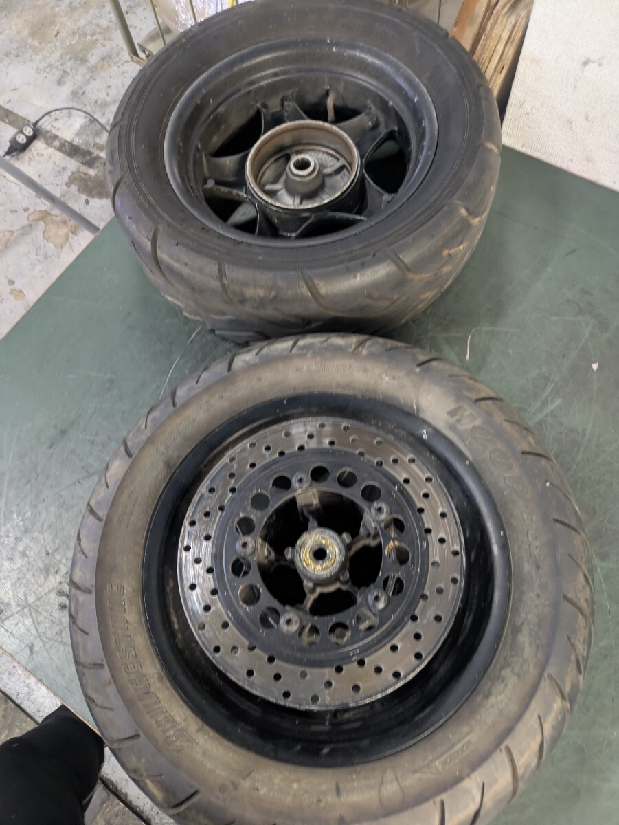 B-6381 170サイズ マジェスティ125 ホイールセット LPR5CA ヤマハ YAMAHA 大阪 動画あり拍卖