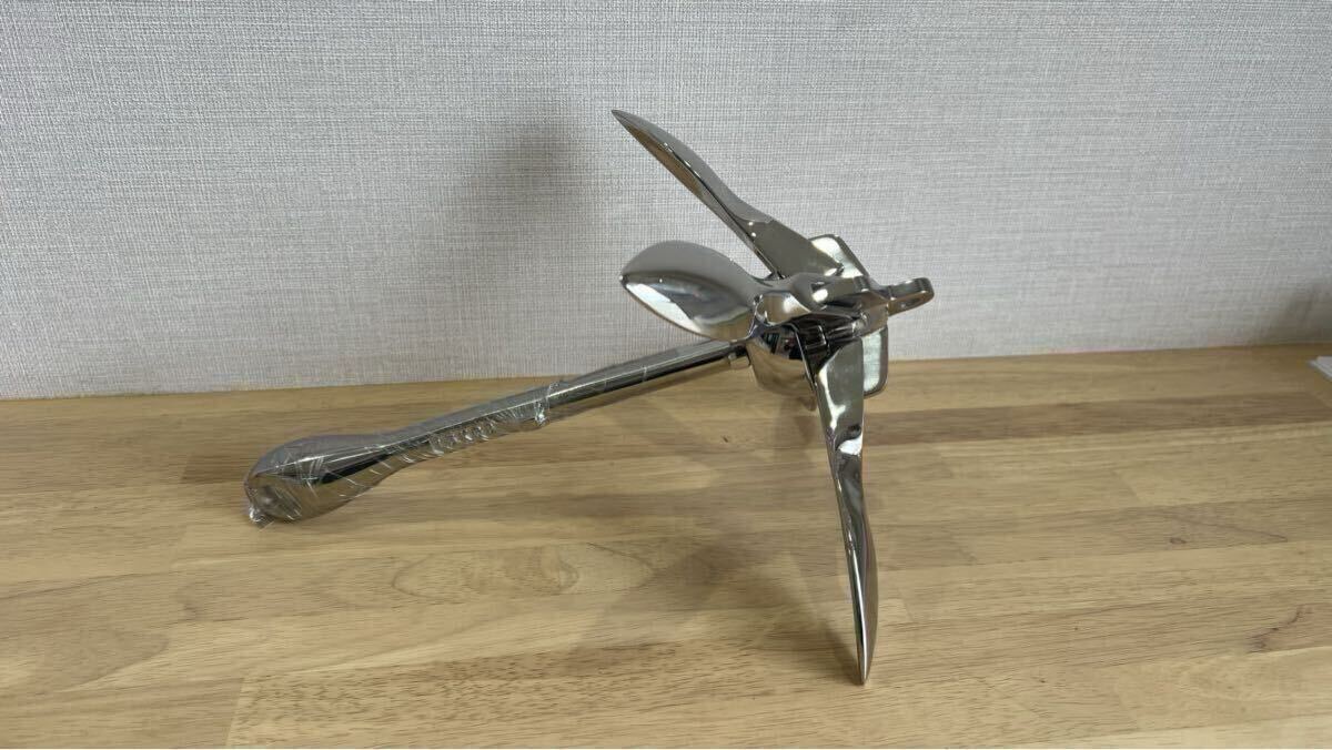 フォールディングアンカー ステンレス 1.5kg拍卖