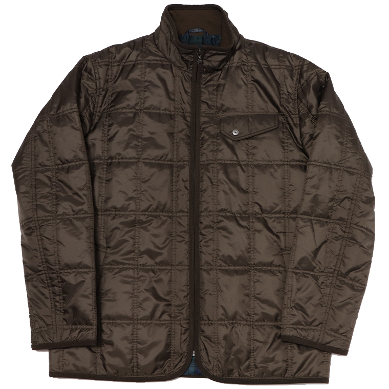 GOLDENBER ゴールデンベア メンズキルトジャケット GREEN Lサイズ拍卖