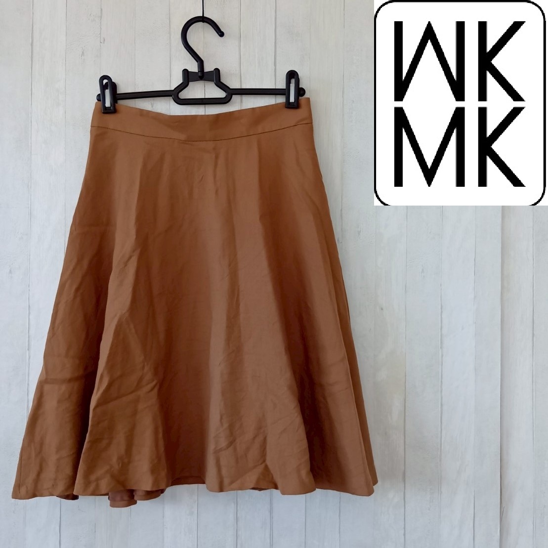 MICHEL KLEIN★ミッシェルクラン★フレアスカート★サイズ38 Z-127拍卖