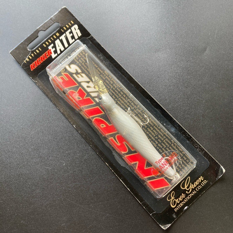 814633 新品 エバーグリーン インスパイア キッカーイーター #ゴーストシルバー EVERGREEN 希少フローティング クランキング拍卖