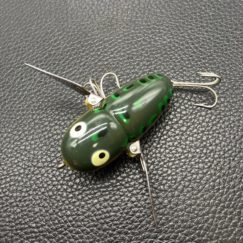 814801 美品 ヘドン クレイジークローラー HEDDON CRAZY CRAWLER ダイリツ? オールド品拍卖