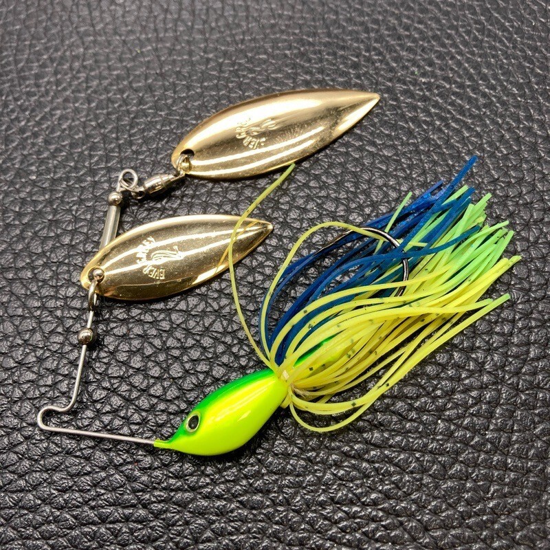 814827 美品 エバーグリーン SR-ミニ 3/8oz #ブルーチャート 初期カラー EVERGREEN カタログ落ち廃盤品 オールド品拍卖