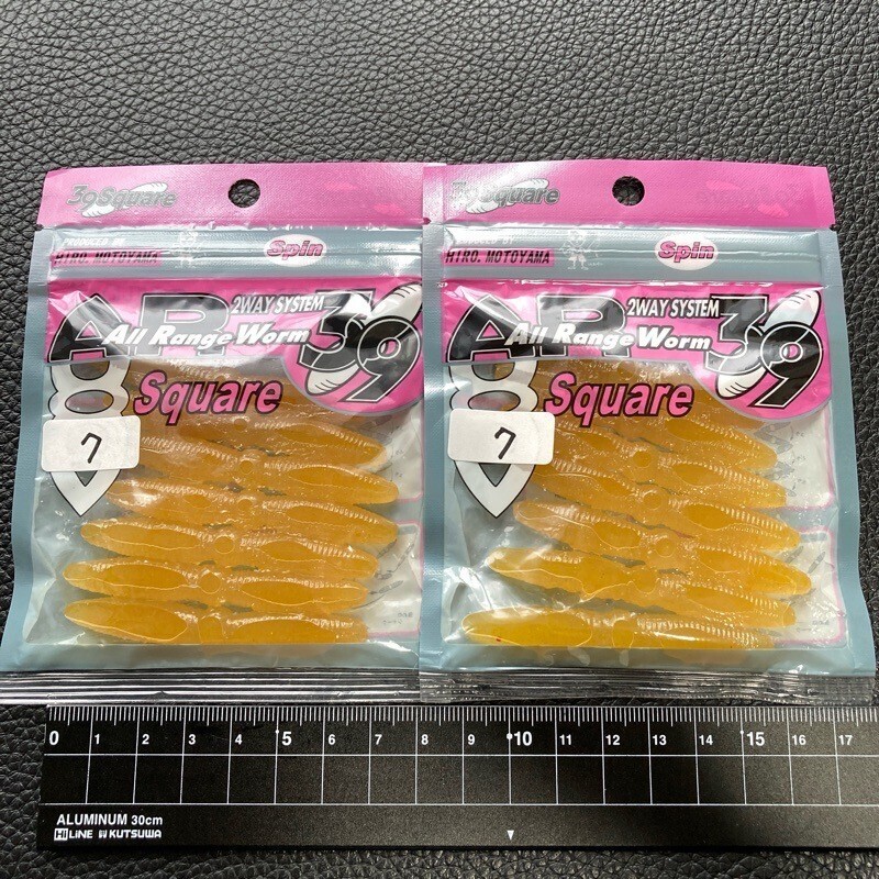 811734 新品 フジヤマ Spin AR-39 スクエア 2パック オールレンジワーム 希少入手困難品 本山博之 監修拍卖