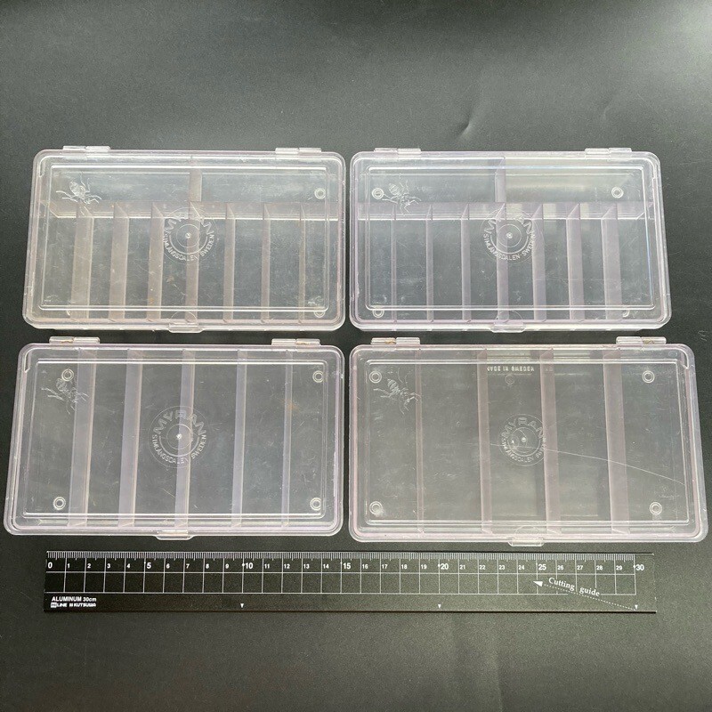 814946 マイラン フライボックス 4個セット MYRAM フライケース スピナーケース タックルボックス TACKLEBOX拍卖