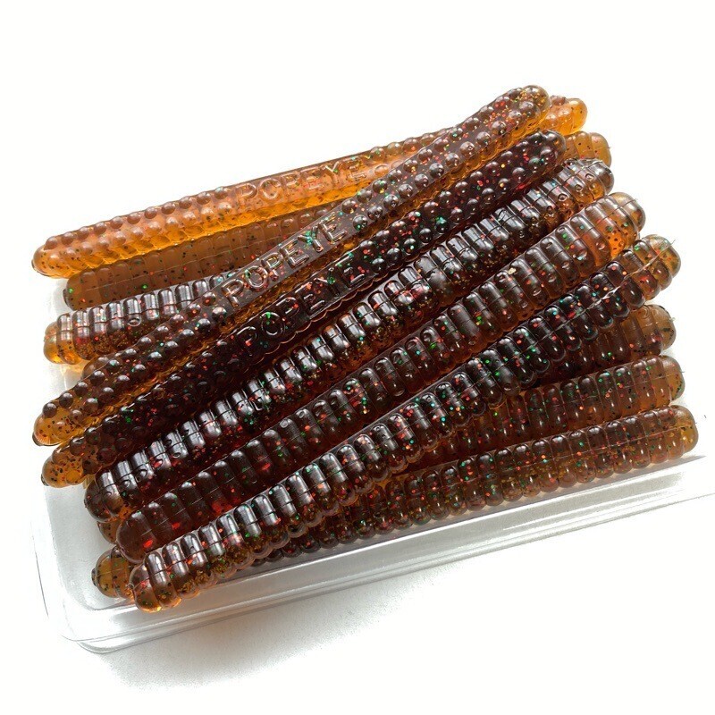 811442 ポパイ 4インチ クリンクルカッツ 13本 POPEYE KRINKLE KUTS バスフーズ 希少入手困難品 パンプキン系拍卖