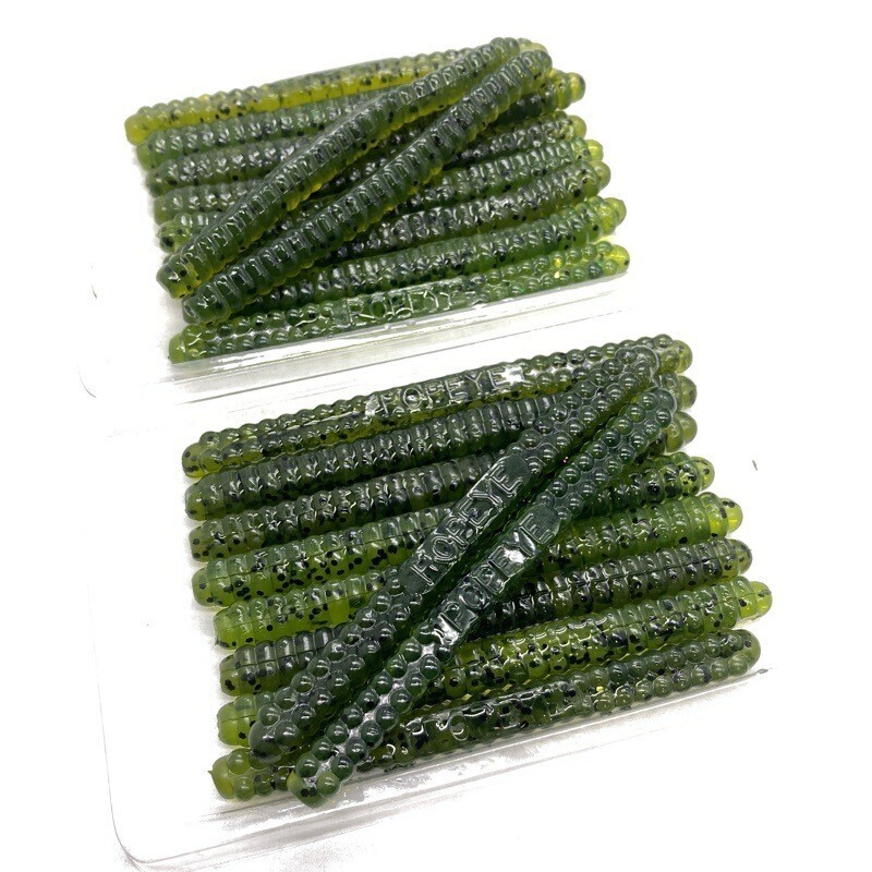 811455 ポパイ 3インチ クリンクルカッツ 20本 POPEYE KRINKLE KUTS バスフーズ 希少入手困難品 ウォーターメロンペッパー系カラー拍卖